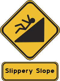 slippery