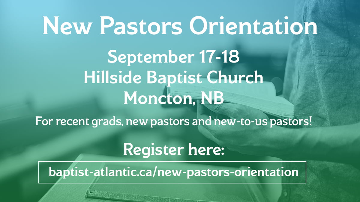 New Pastors Orientation 2018