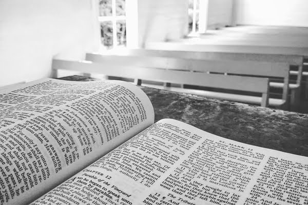 bible on pulpit